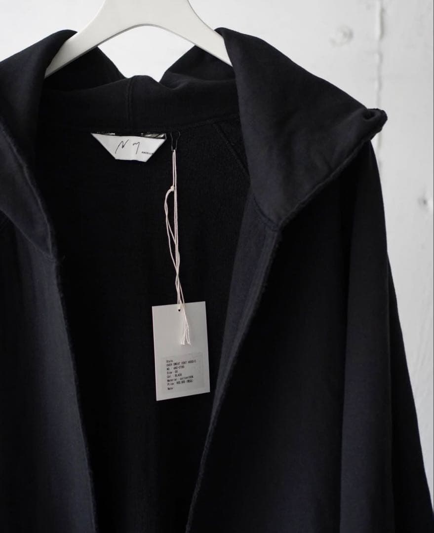 トップス ANCELLM OVER SWEAT COAT HOODIE