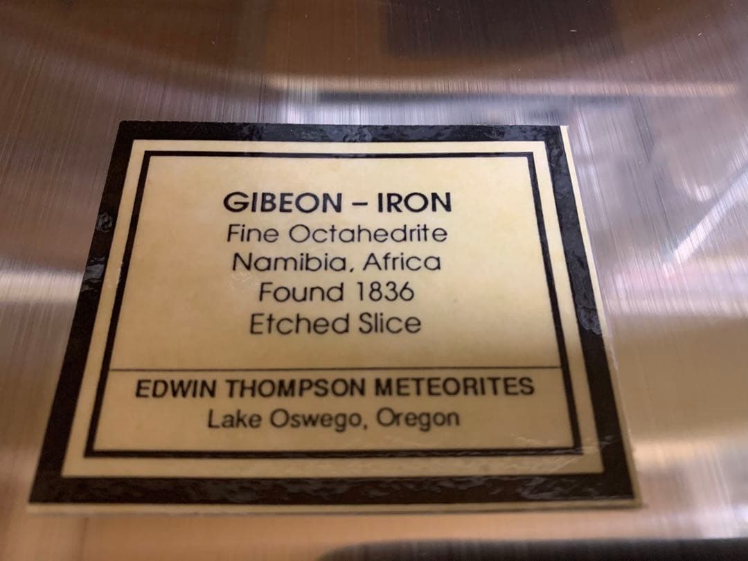貴重Gibeon ギベオン隕石 48g メテオライト 鉄隕石 ナミビア 隕石 ①