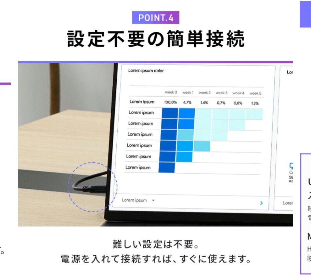 R7年アイリスオーヤマ ポータブルモニター DP-EF184S-B 18.5型