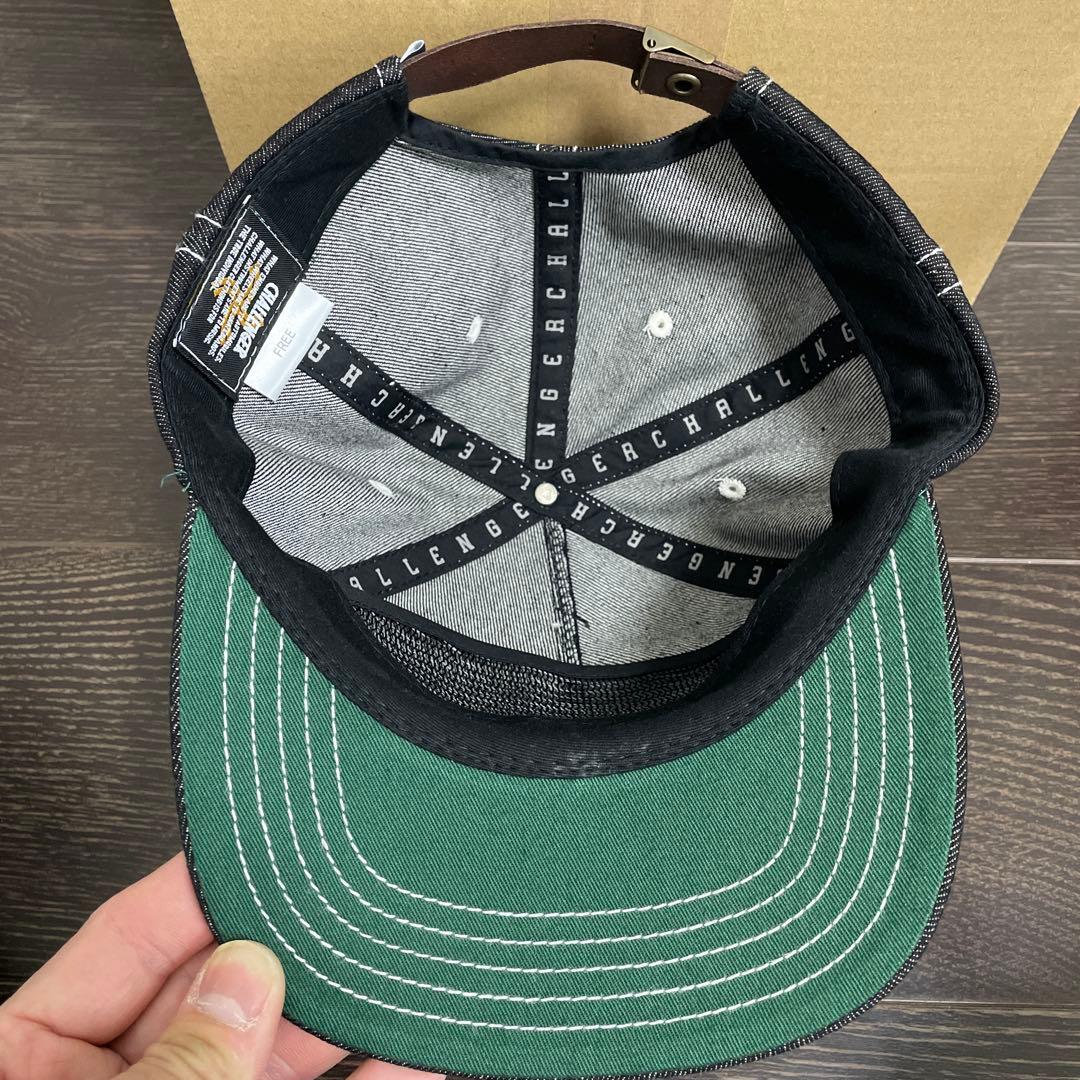 CHALLENGER デニム ベースボールキャップ ブラック