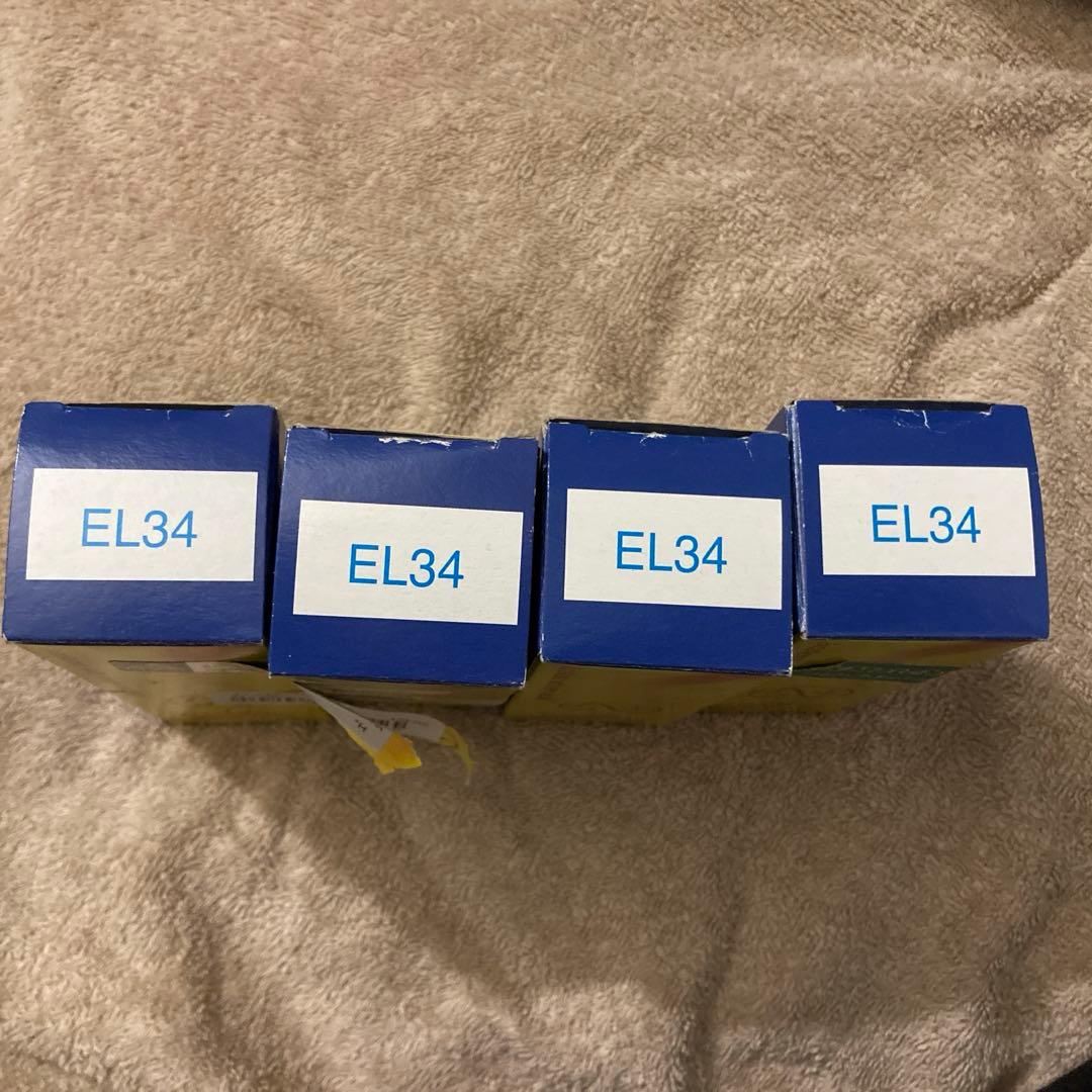 JJ ELECTRONIC EL34 真空管 マッチドペア4本セット