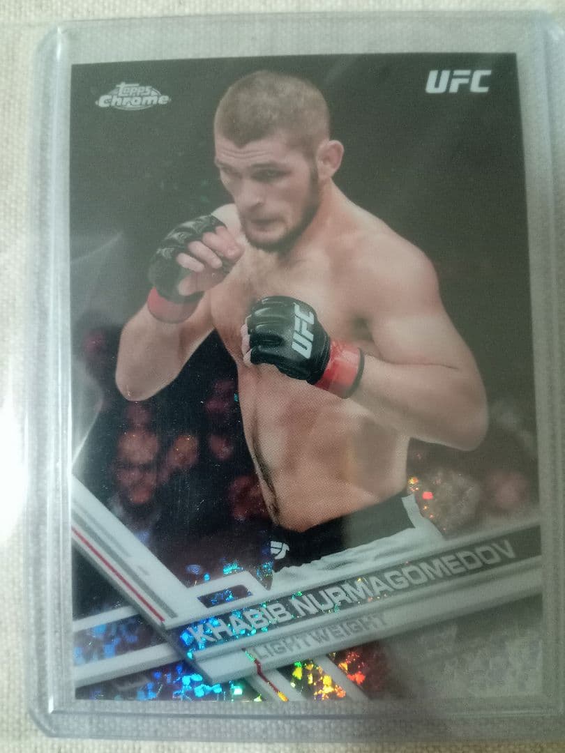 UFC Topps ハビブ・ヌルマゴメドフ　ダイヤモンドリフラクターカード