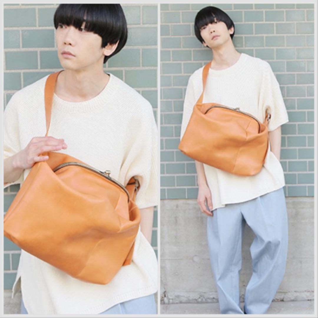 【ayat】macro mauro GANMA がま口 ショルダーバッグ