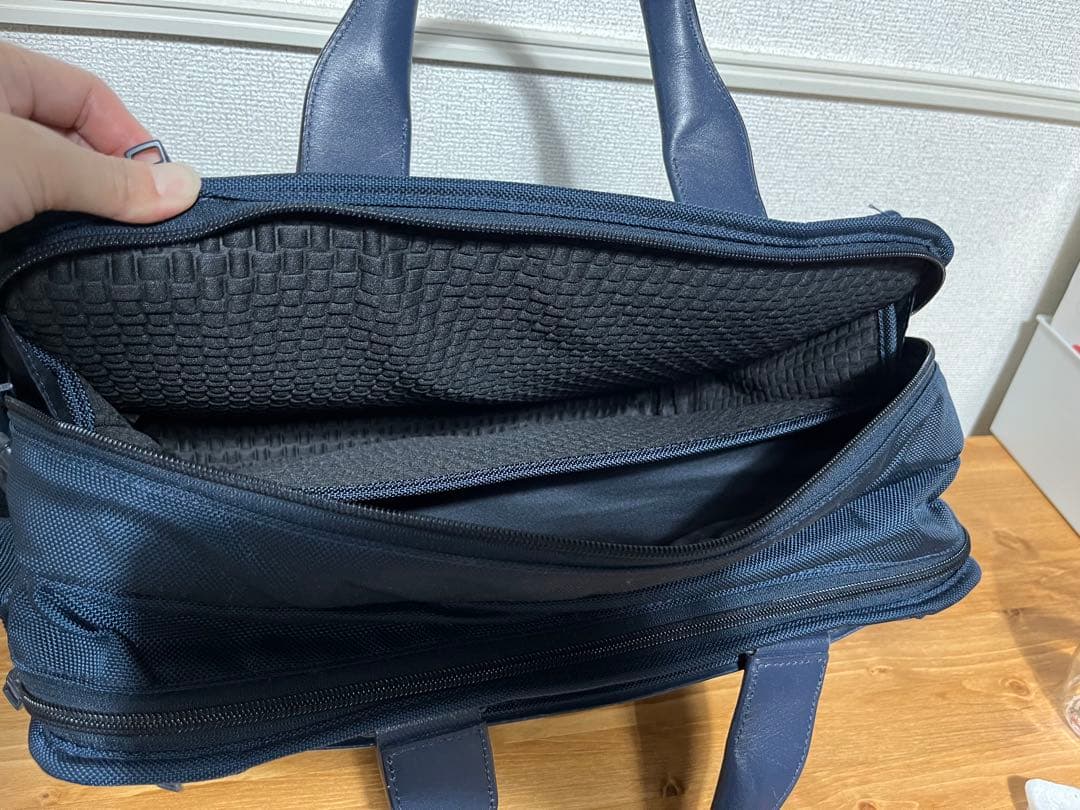 【美品】TUMI for SHIPS ALPHA3 3WAYブリーフ　ネイビー