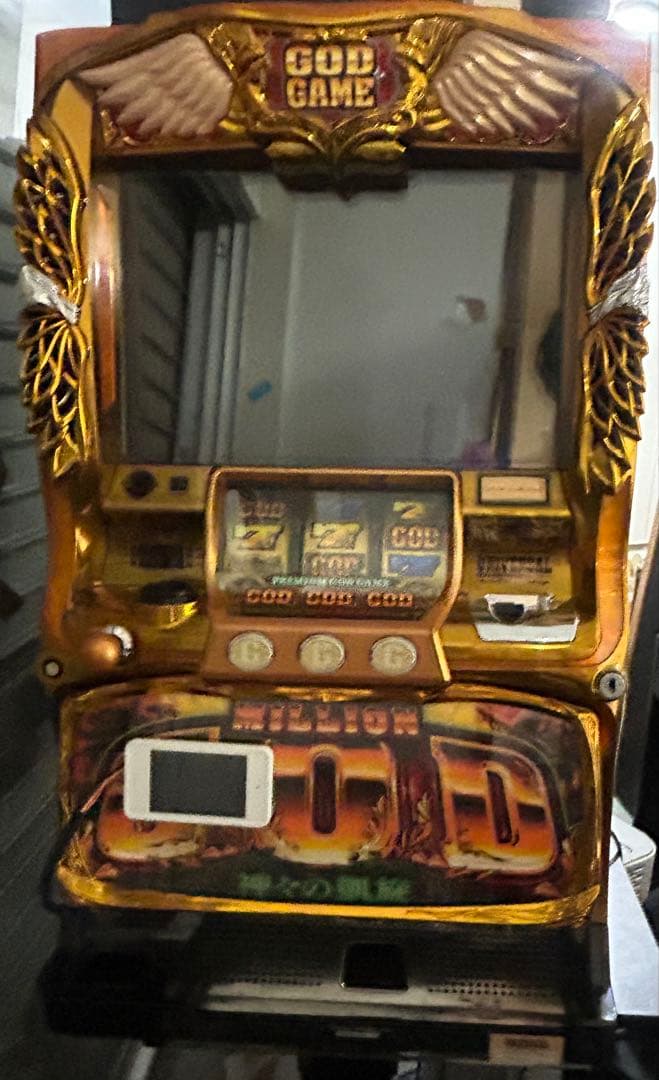 ミリオンゴッド　神々の凱旋　実機　スロット台　不要機　パチスロ　GOD