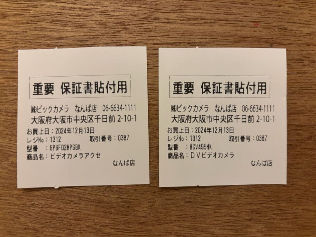 Panasonic HC-V495M ビデオカメラ 本体