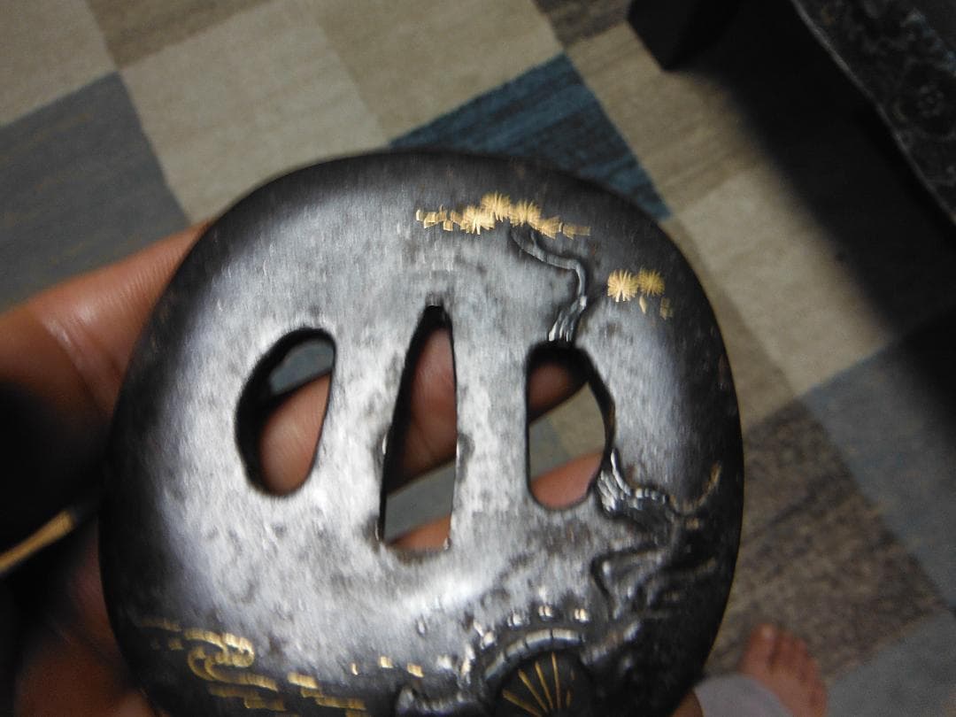 「そよ風」・刀装具・鍔　・江戸時代