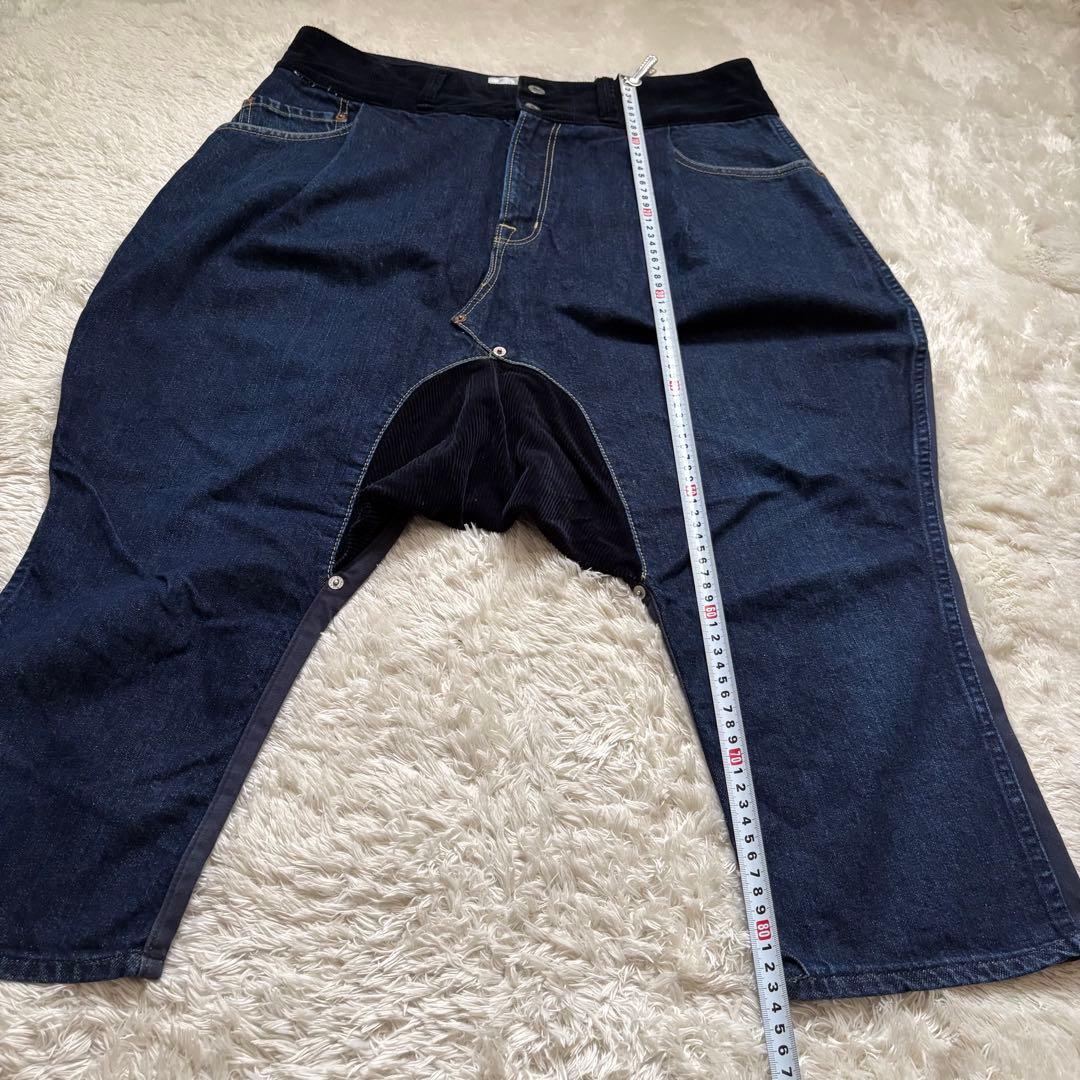 GANRYU サルエルパンツ COMME des GARCONS デニム異素材