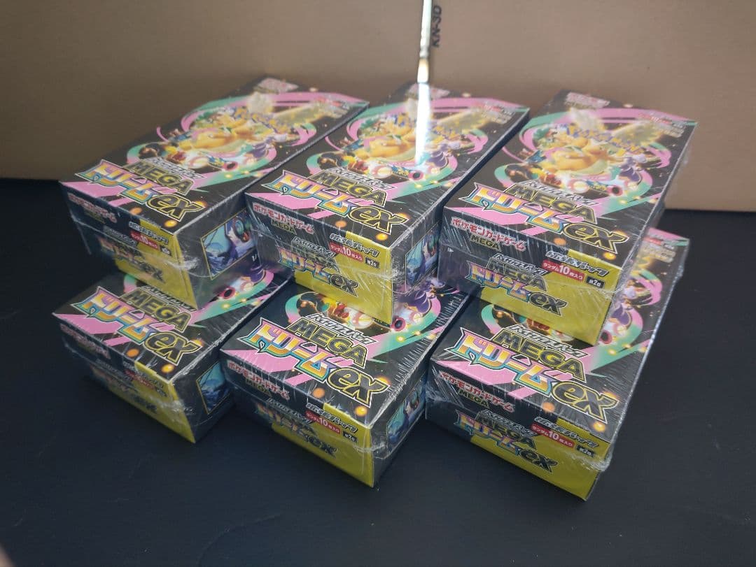 【新品・未開封】ポケモンカード メガドリームex BOX 6箱 シュリンク付き