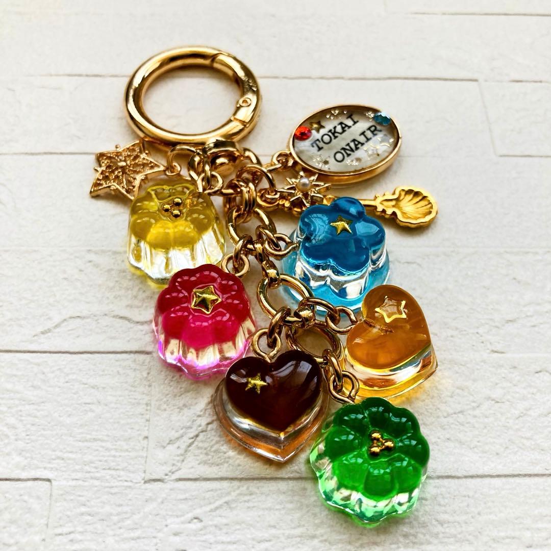 はる。ページ　名入れチャーム　レジンキーホルダー5点