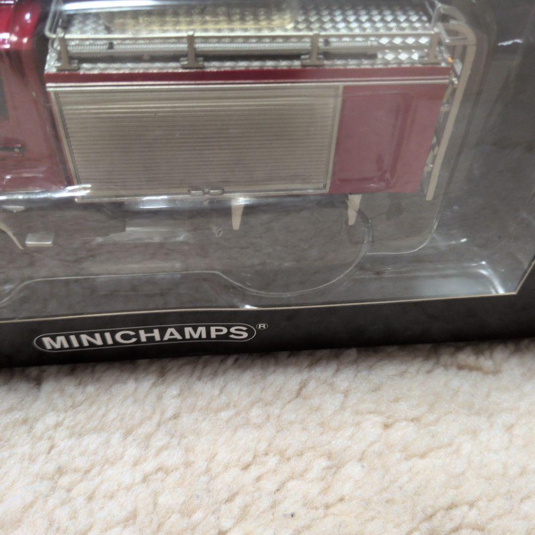 【新品未使用】MINICHAMPS 消防車 ミニカー 赤