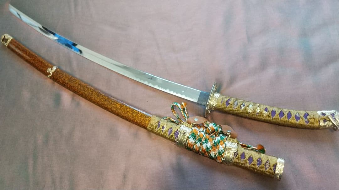 【陣太刀】模造刀 舞踊 模擬刀 拵え 鍔 刀剣 日本刀 刀 武具 刀装具