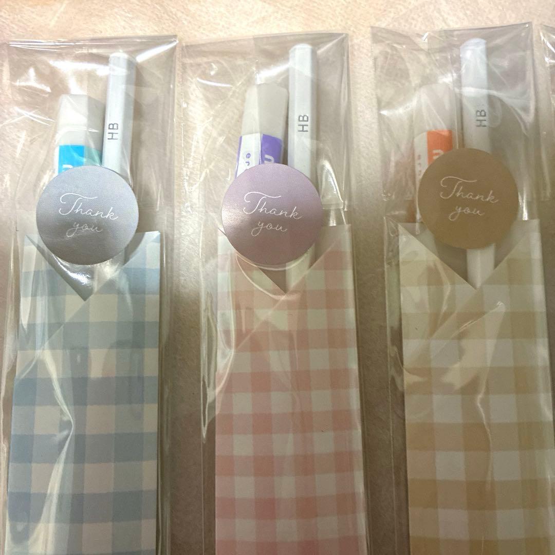 鉛筆49えんぴつプチギフト10個　ばら撒き　退職　お礼　引越　卒業　入学　文具