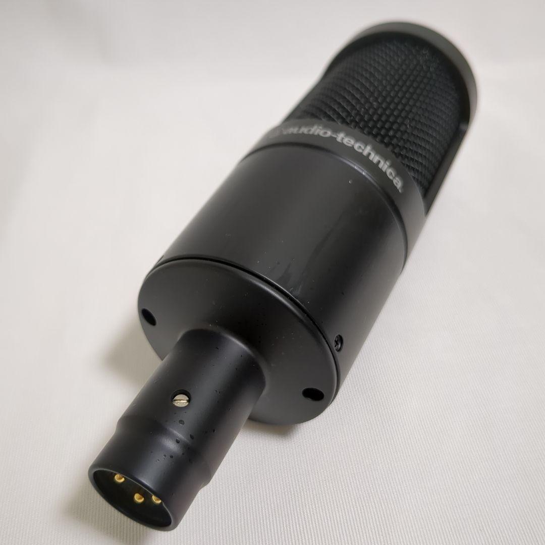 audio-technica AT2035 コンデンサーマイク ケーブル＆スポ付