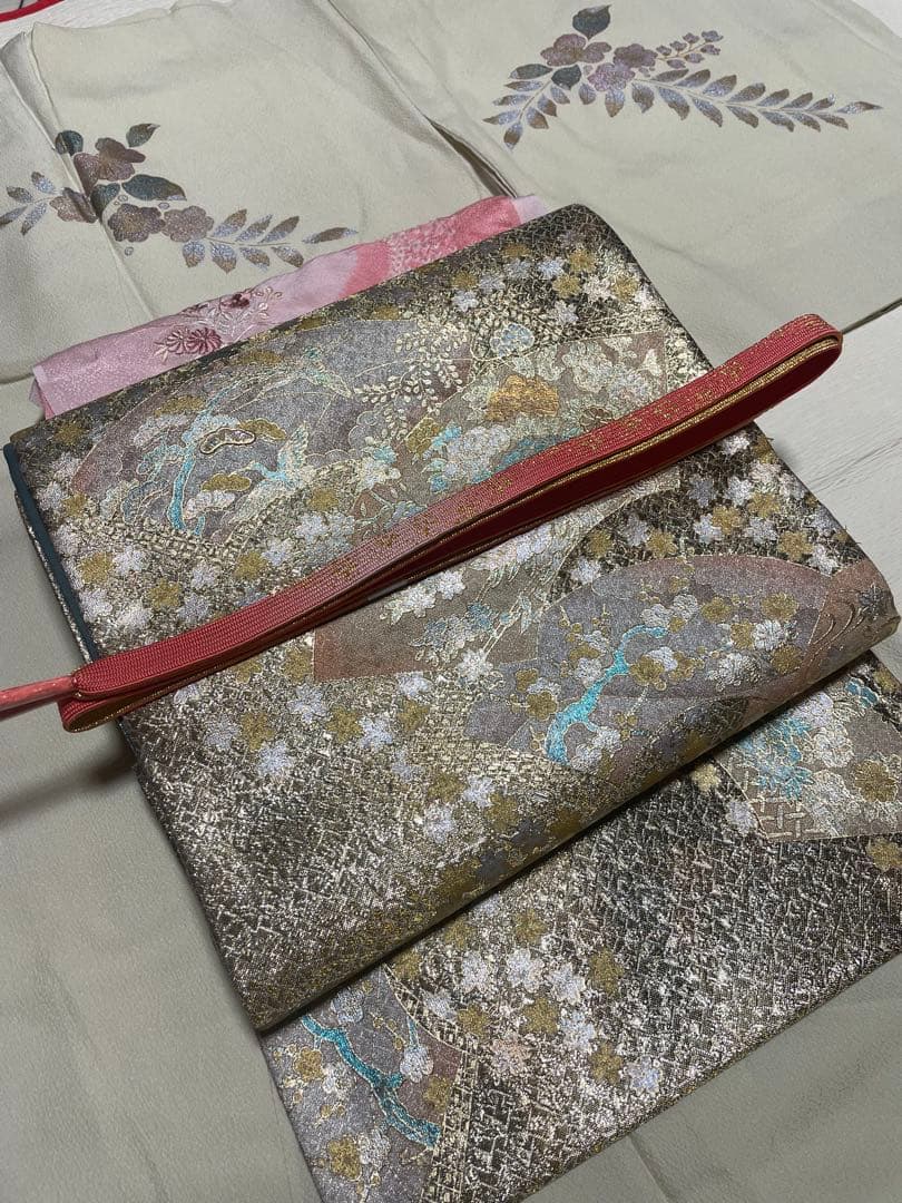 訪問着フルセット　辻ヶ花　金銀彩　螺鈿　正絹　結婚式　豪華　高級