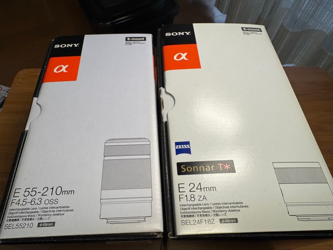 Sony Eマウントレンズ SEL24F18Z SEL55210 中古品！