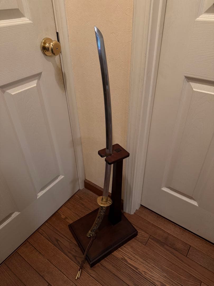 螺鈿 模造刀 スタンド付き