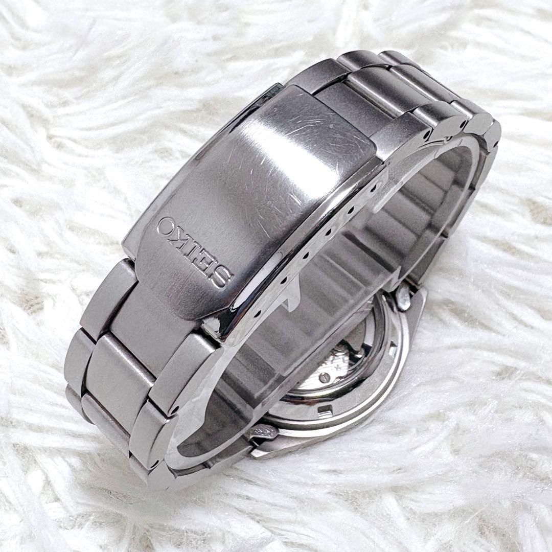 SEIKO セイコー ミリタリー 自動巻き 裏スケルトン デイデイト 21石