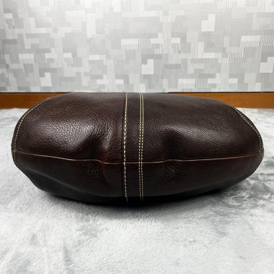バッグ Coach Hobo Shoulder Bag Brown Leather