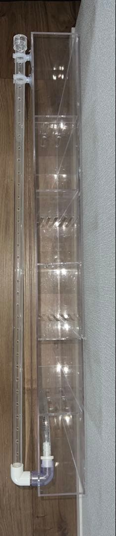 90センチ水槽にピッタリ！背面濾過槽　スキマー効率強化！