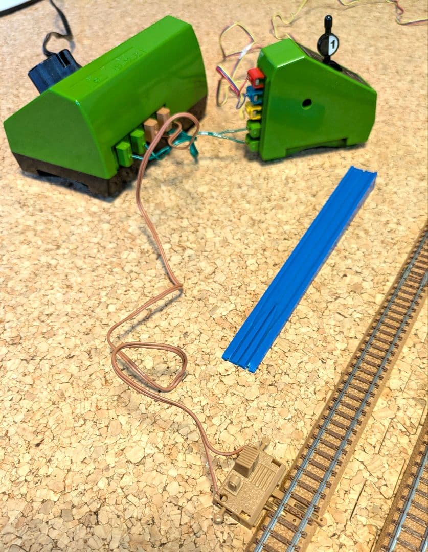 【中古】鉄道模型Nゲージ　車両各種&レールセット（EF58・キハ82他）