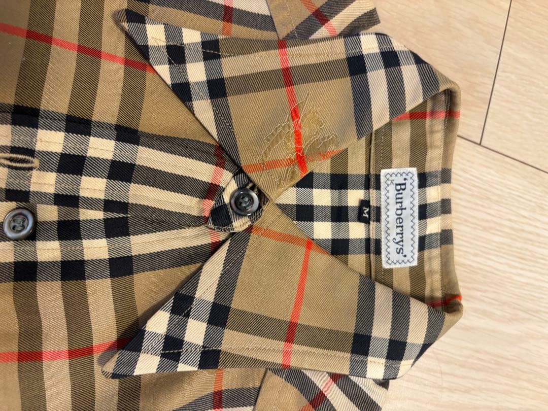 バーバリーズ ノバチェック シャドーホース 長袖シャツ サイズM