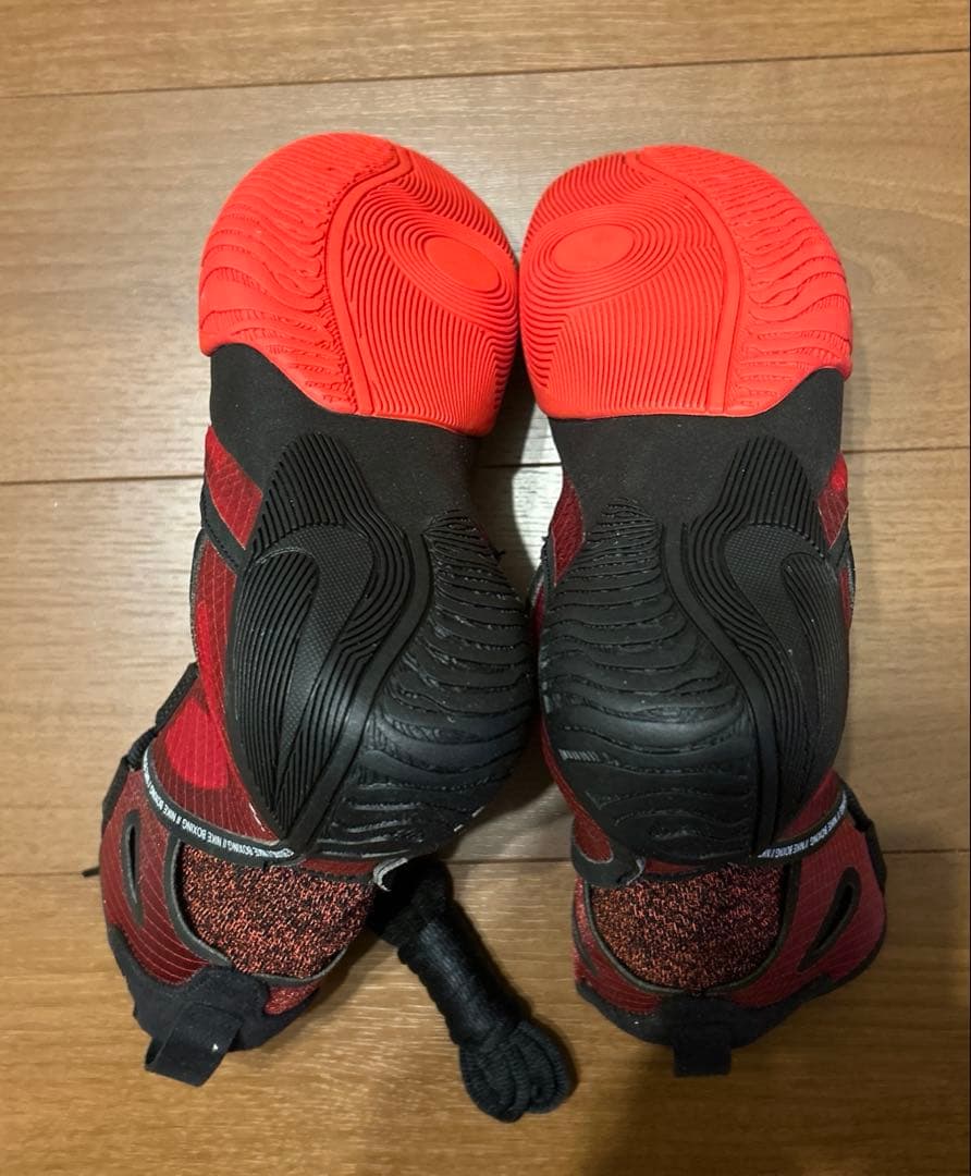 【新品未使用】NIKE HYPER KO ハイパー KO2ボクシング シューズ赤