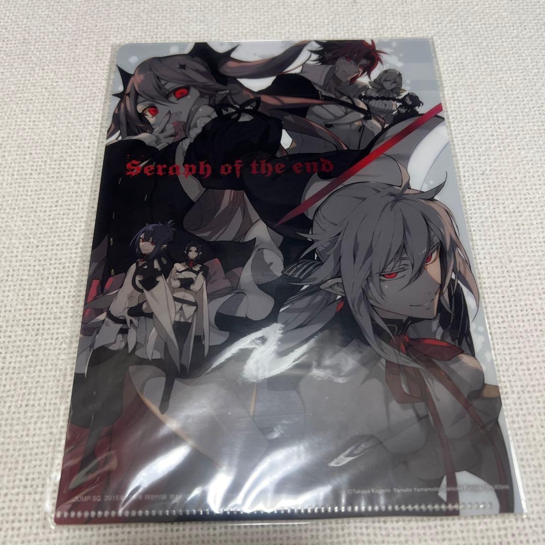 終わりのセラフ　出品なし激レア　クリアファイル　パンフレット　コースター