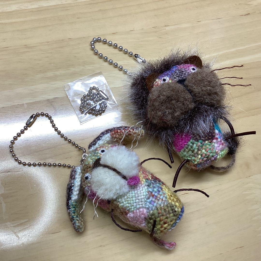 Rusty:ダーニング刺繍　ぬいぐるみ　2つ