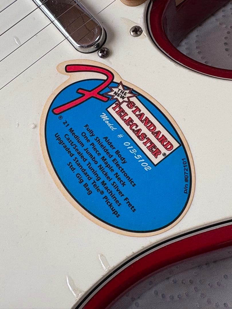 Fender Telecaster Standard 2008年製 ワインレッド