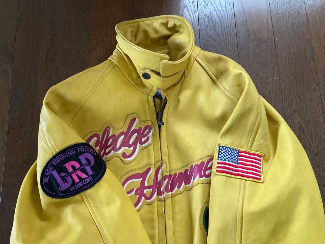 Yellow Corn Sledge Hammer レザージャケット