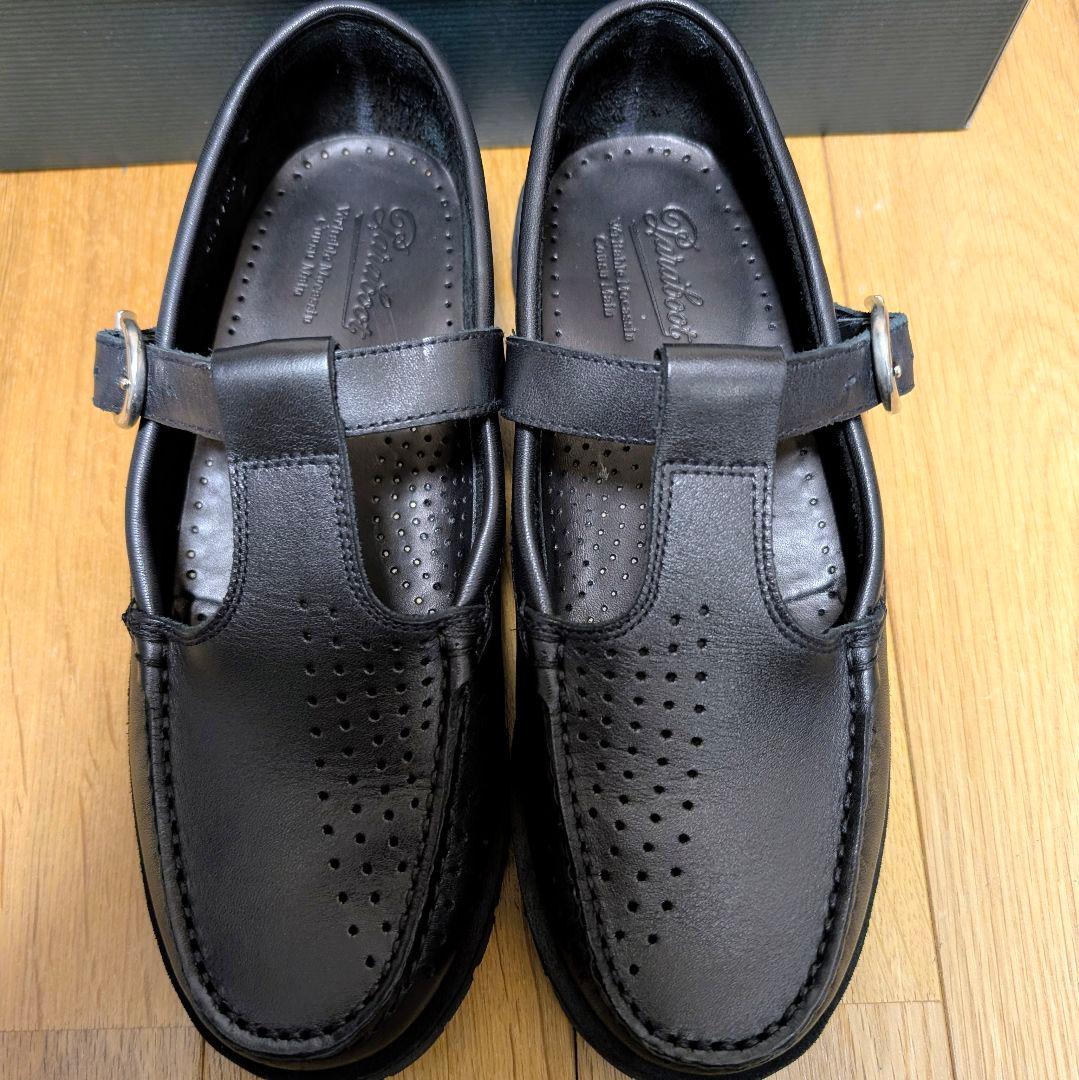 ​【極美品】Parabootパラブーツ BABORD バボール 6.5 黒 箱付