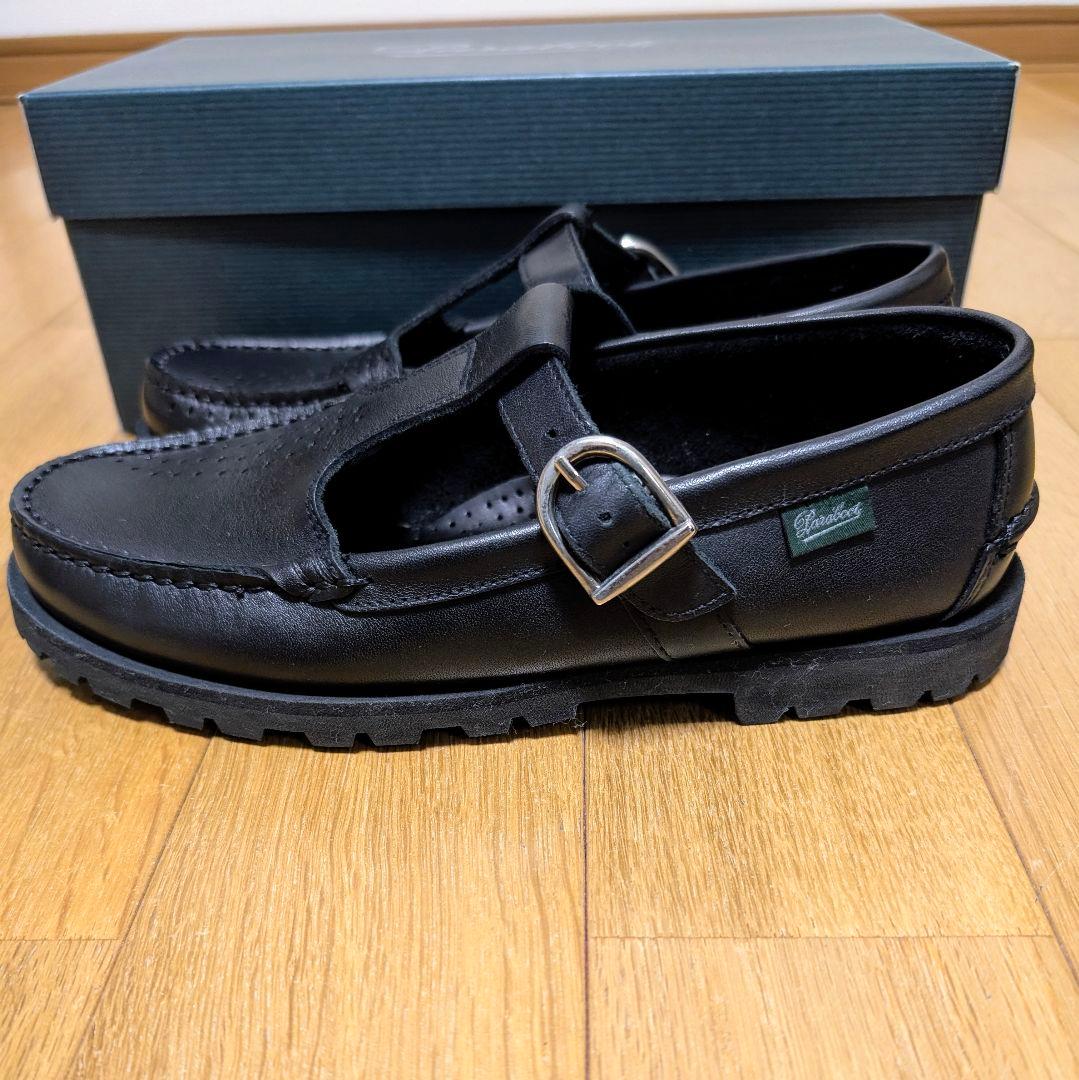 ​【極美品】Parabootパラブーツ BABORD バボール 6.5 黒 箱付