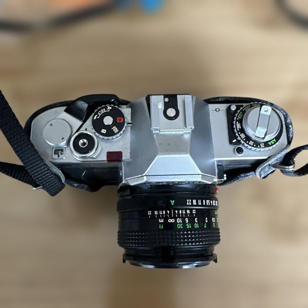 OLYMPUS OM-2 、Canon AV-1、Olympusケース付き