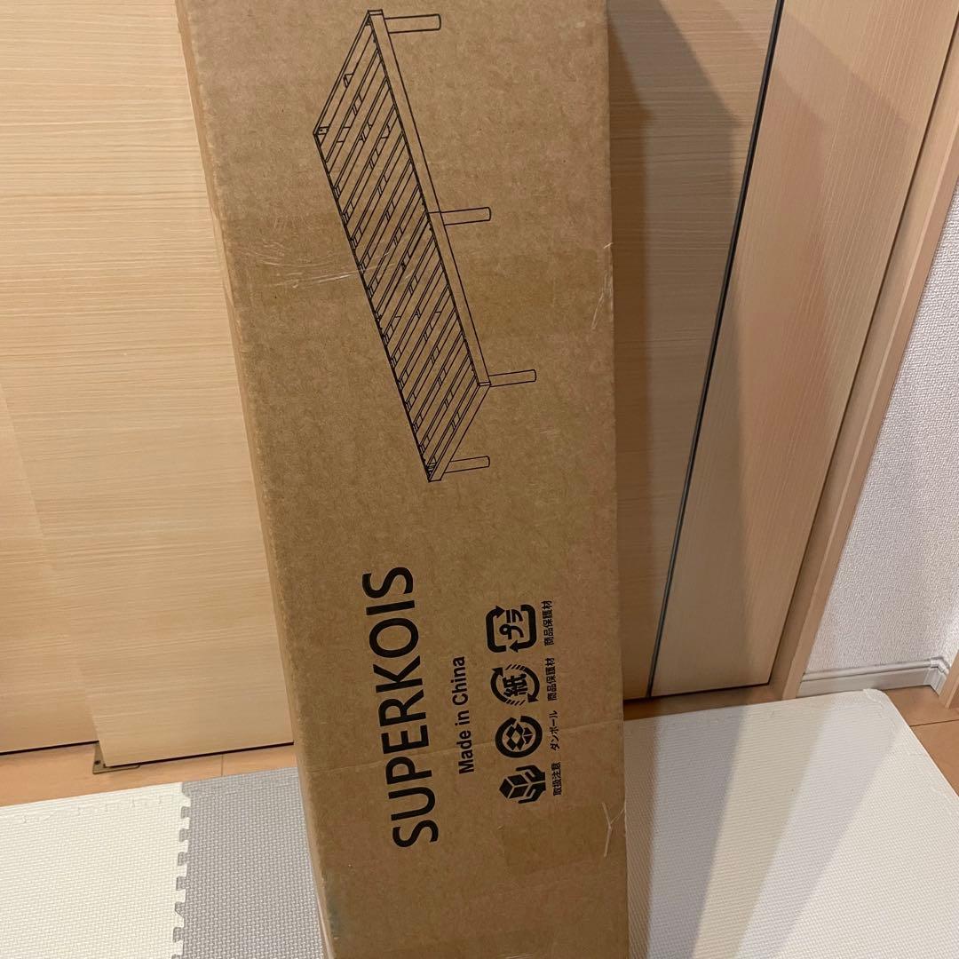 ベッドフレーム シングル スローベッド ナチュラルパイン無垢材 3段階の高さ調整