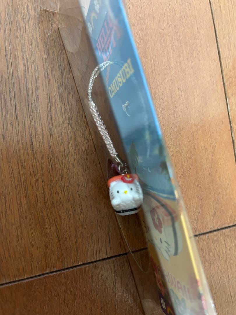 激レア　2006年　ご当地キティ ハワイ限定 スパムおむすび 根付け ストラップ