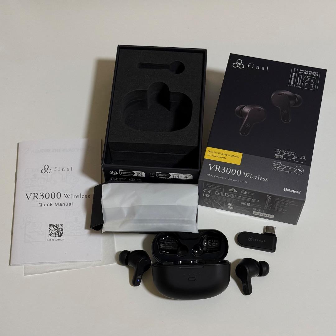 [美品] Final VR3000 Wireless無線イアホン