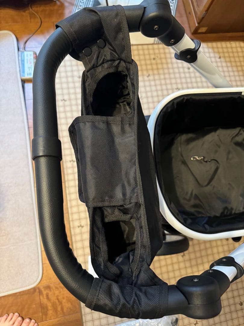 Petique ペットカート ブラック/ホワイト