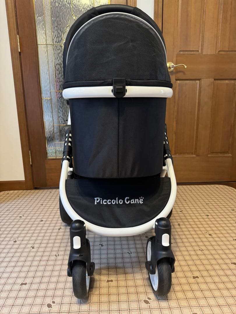 Petique ペットカート ブラック/ホワイト
