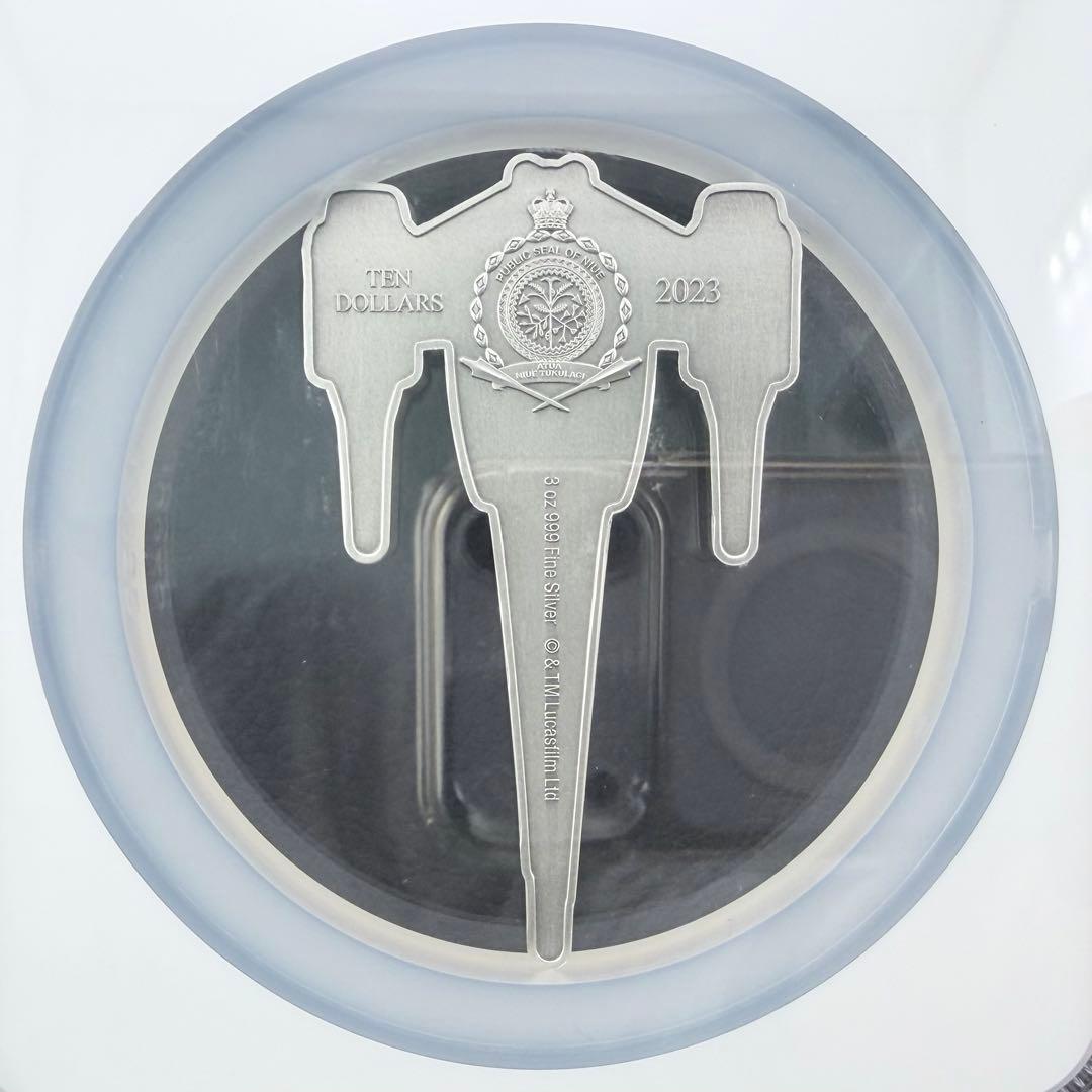 銀貨 ディズニー スターウォーズ NGC MS70 最高鑑定 3オンス 純銀