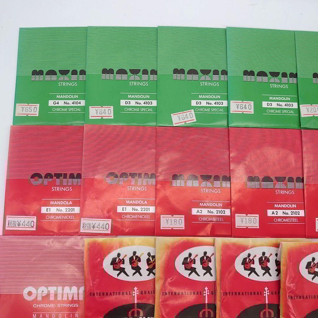 【未使用】OPTIMA MAXIMA マンドリン マンドラ 弦 まとめ売り