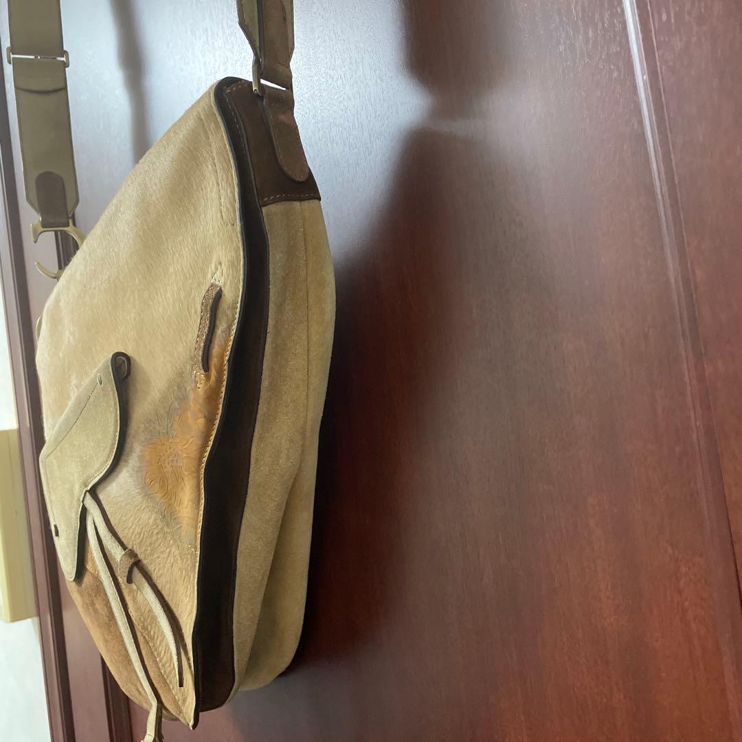 あ　美品　希少クリスチャンディオール　Dior サドル　ハラコ