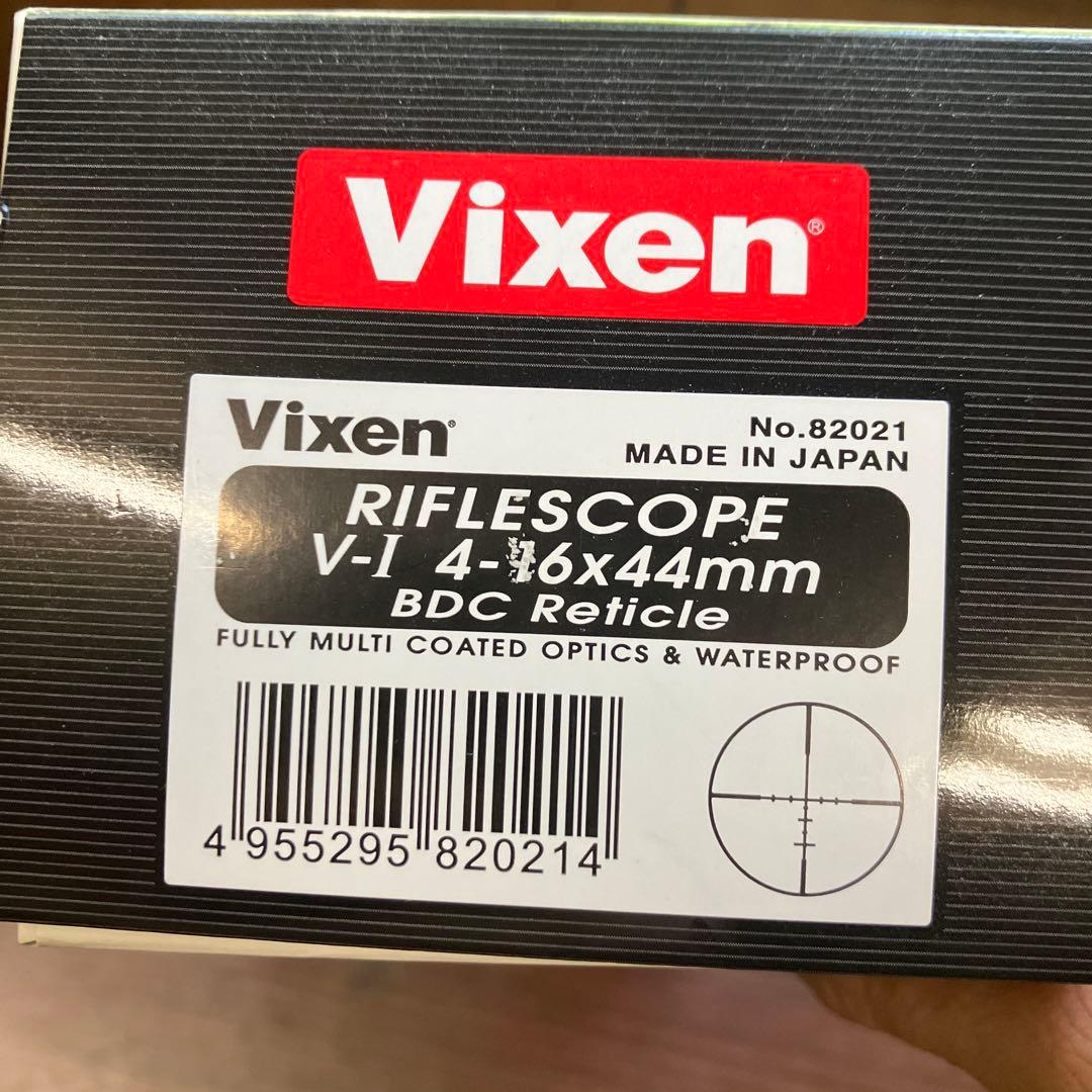 Vixen V-I 4-16x44mm BDCライフルスコープ 実銃用　ビクセン