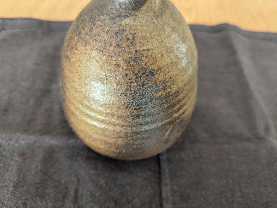 備前焼　徳利　藤原啓作？