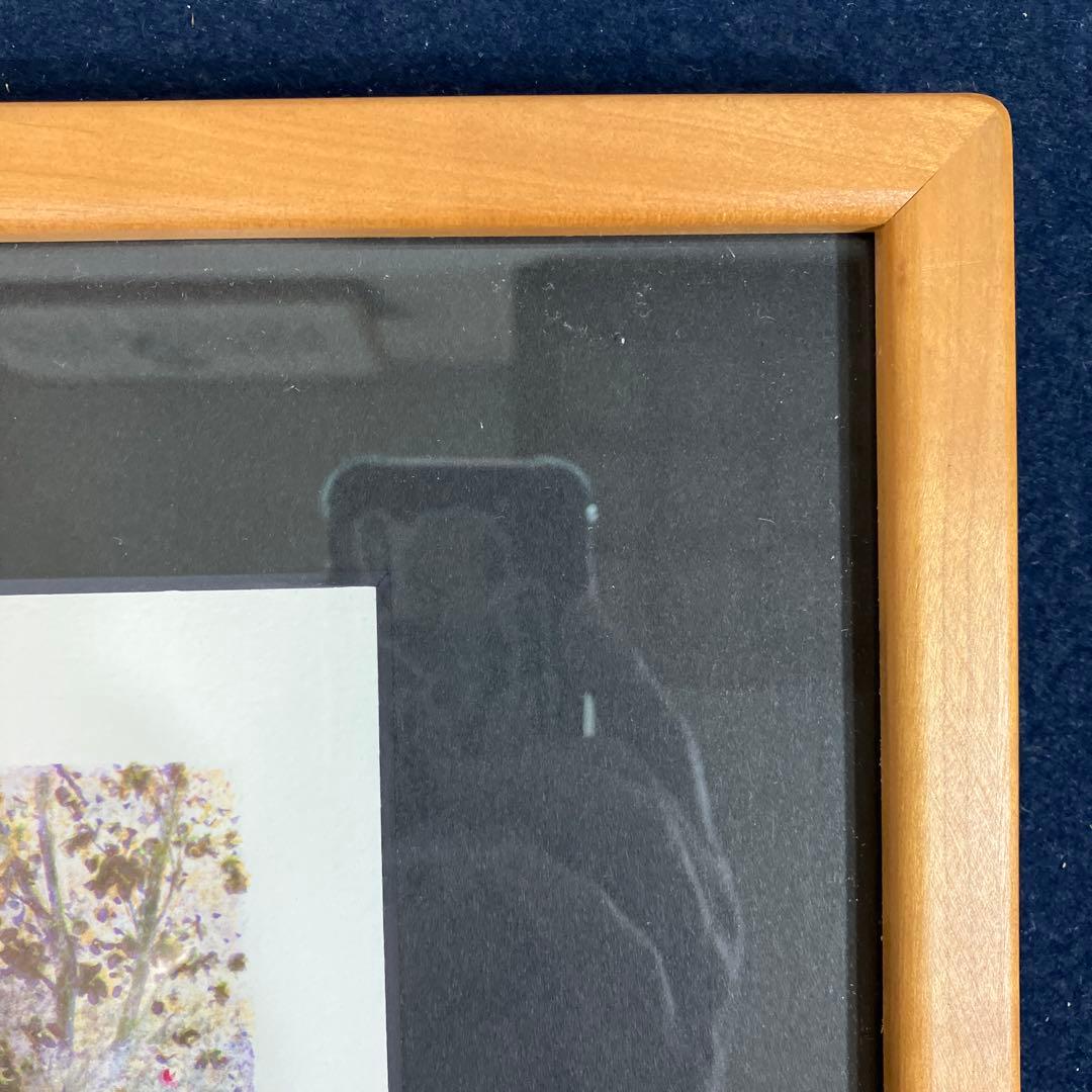 リトグラフ版画　リチャード•ナミアス 「花のある小径」