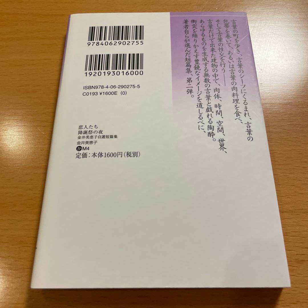 【絶版セット・希少・美品】 金井美恵子 自選短篇集 講談社文芸文庫 【匿名配送】