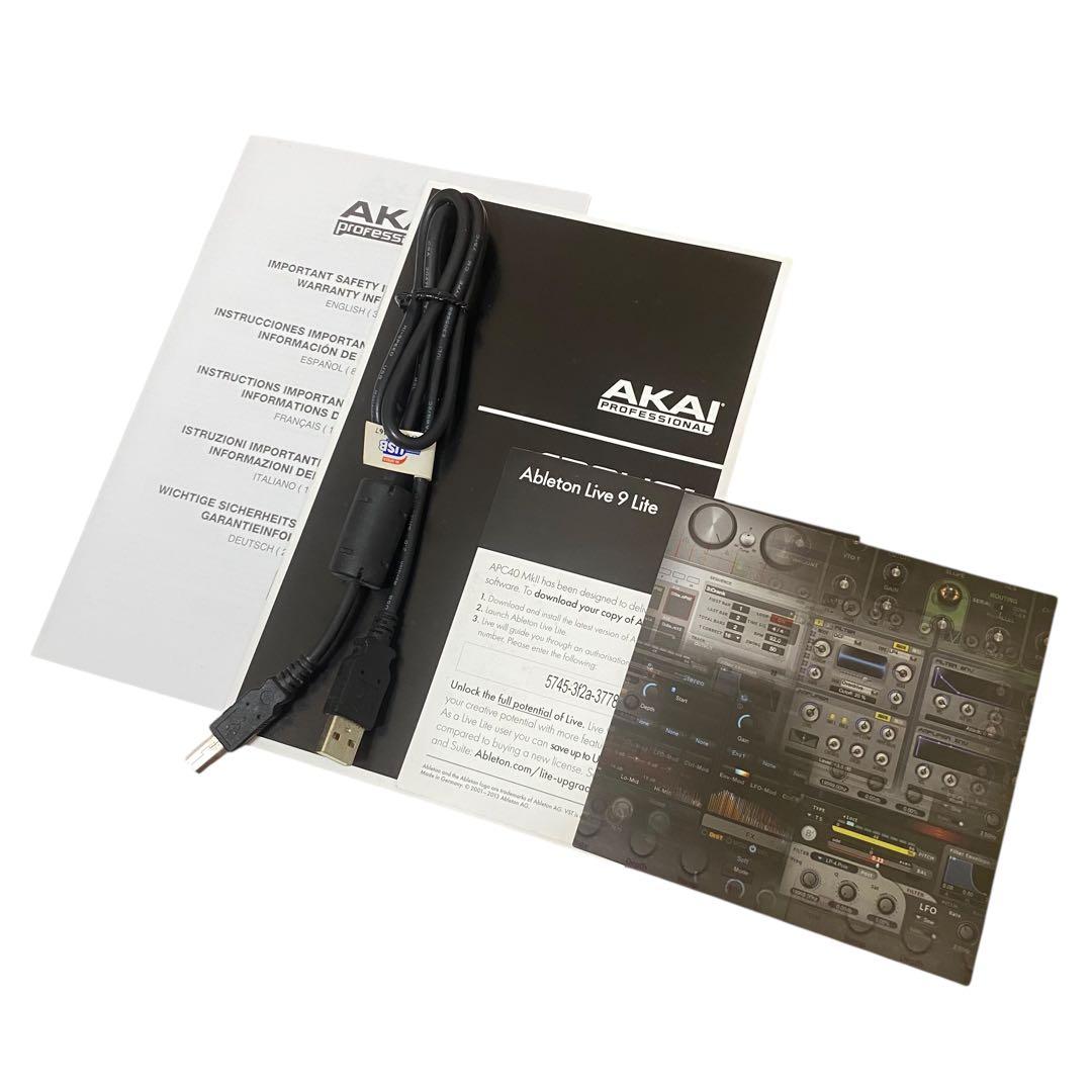 moon様用　AKAI APC40 MKⅡ MIDIコントローラ　DJ 元箱付