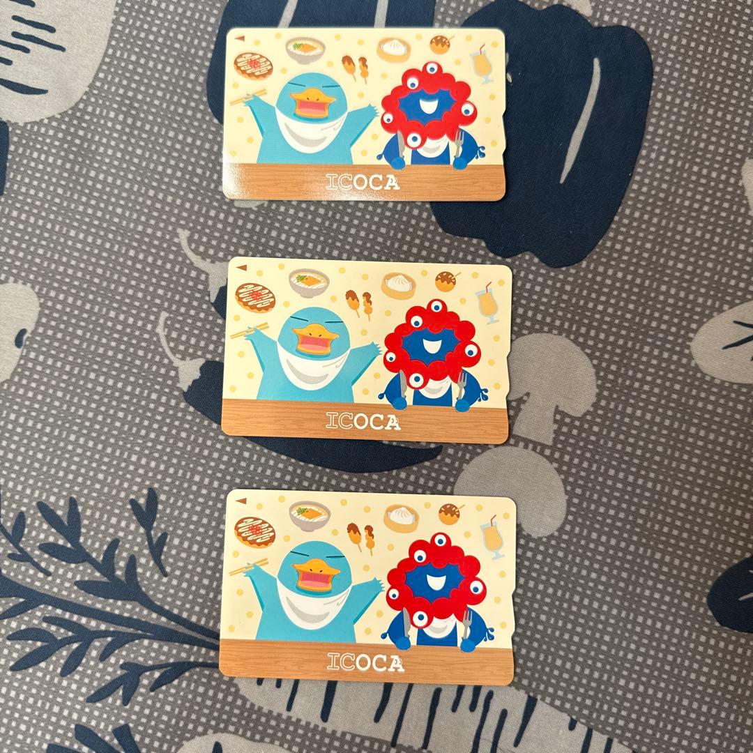 EXPO2025会場限定ミャクミャク×イコちゃん 記念ICOCA 3枚セット