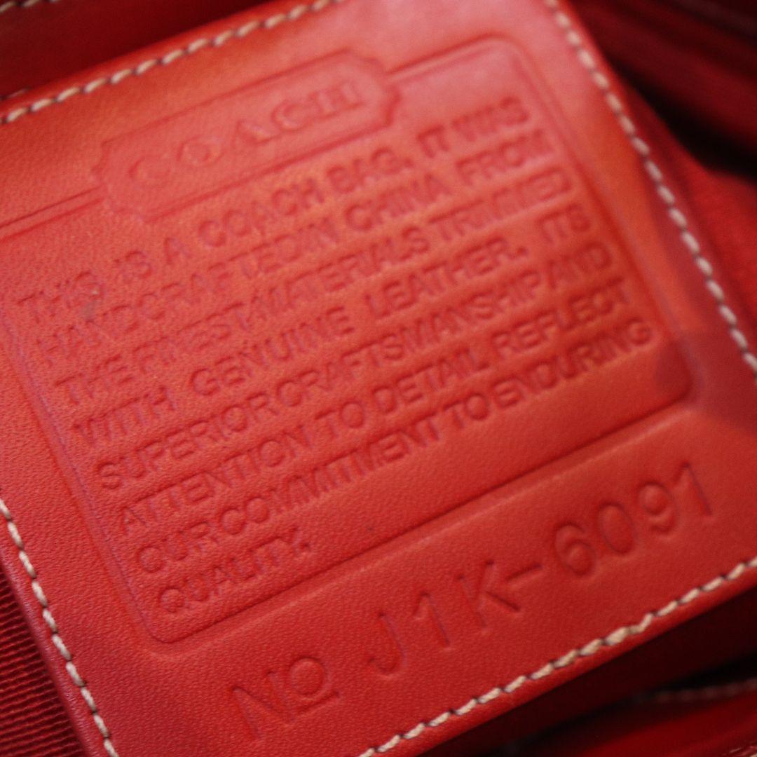 バッグ Coach Signature Soft Clip Hobo Bag Red
