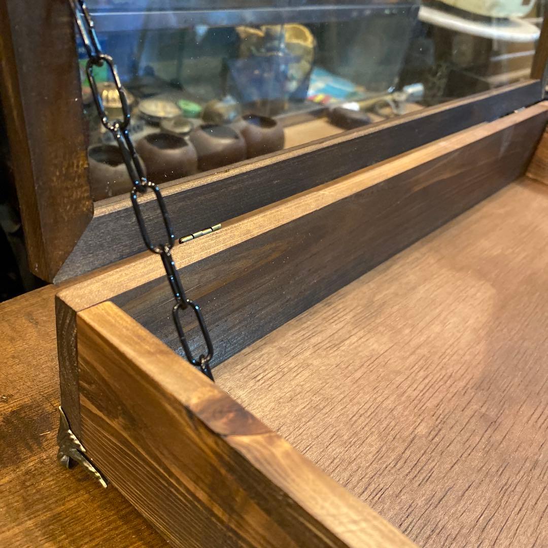 木製ガラスディスプレイケース②